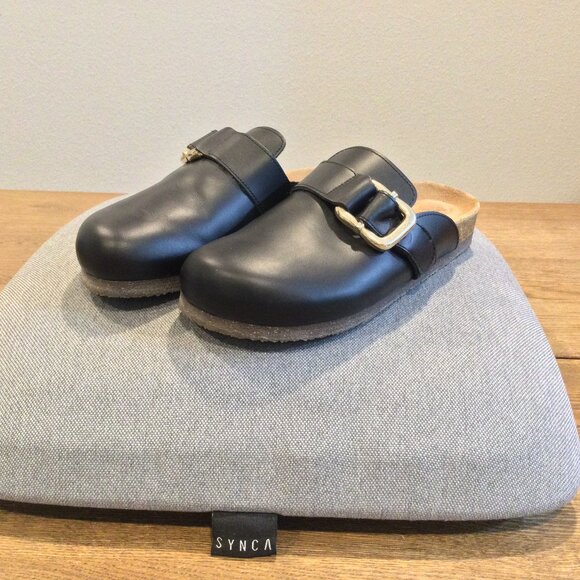 Flattered Cara Leather Black SZ 38 /US 8